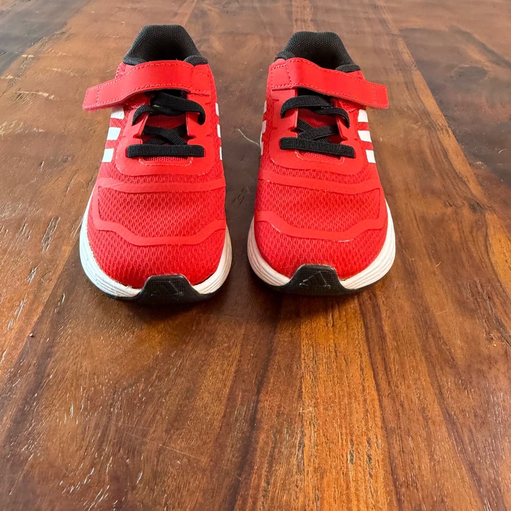 Adidas Duramo 10 Toddler Shoes Red White GW8756 Size 7K Running Sneakers